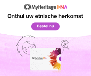 MyHeritage DNA Etnische Herkomst Banner
