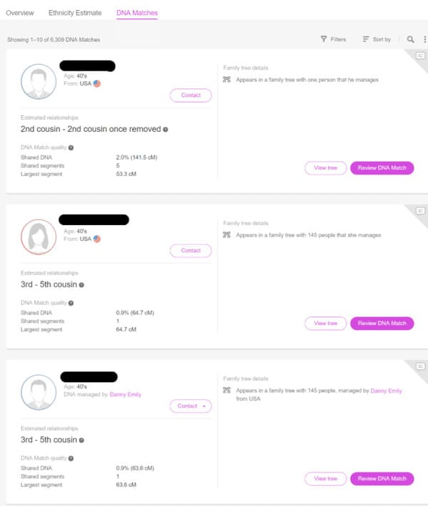 myheritage-dna-match-resultater