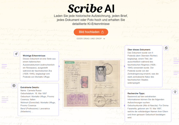 Scribe-ai-myheritage-erfahrungen
