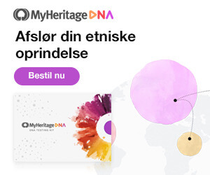 MyHeritage DNA-banner om etnisk oprindelse