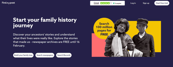 find-mypast-předci-historie