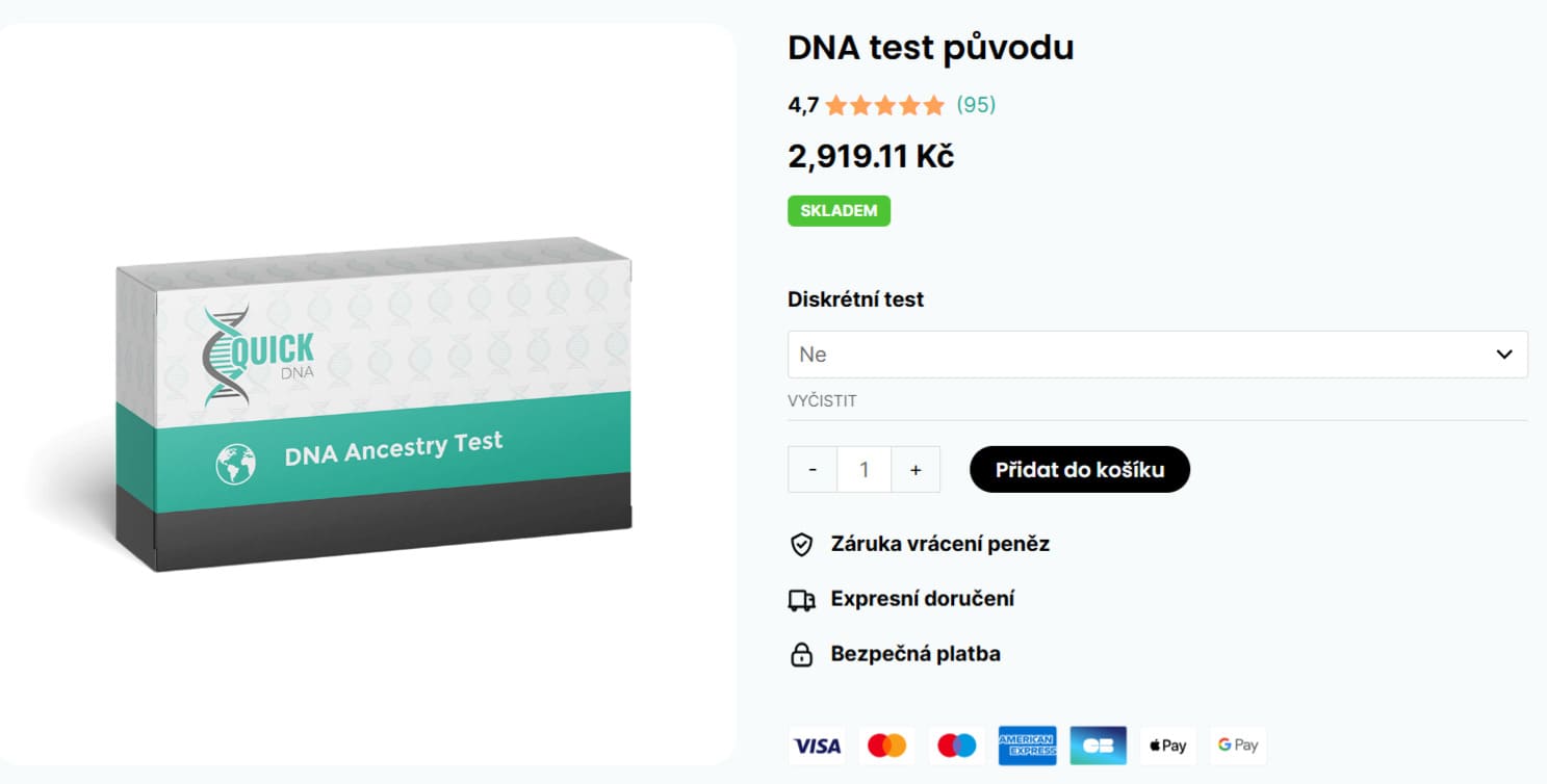 quickdna-nákup-test-DNA