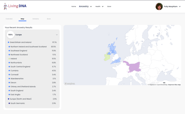 resultat-från-Living-DNA-analysen-av-nyligen-levande-förfäder